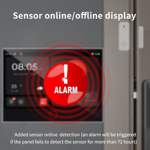 Tuya nhà thông minh hệ thống an ninh 7 inch màn hình cảm ứng 4 gam Wifi hệ thống báo động với thời gian thực giám sát & thông báo ngay lập tức - Product Image 5