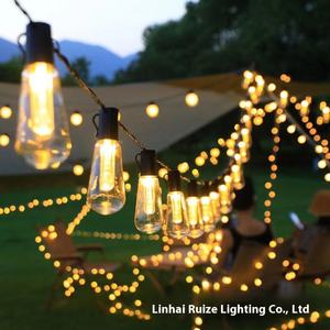 Vente chaude LED <span class=keywords><strong>Solaire</strong></span> Edison Ampoule Guirlande Lumineuse Transparent Papaye Jardin Extérieur Rosée avec Étanche Caractéristique Transfrontalière - Product Image 5