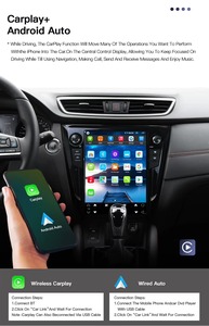 Reproductor Multimedia para Auto con Pantalla Vertical Tesla 4G, Compatible con Cámara de Reversa DVR para <span class=keywords><strong>Nissan</strong></span> <span class=keywords><strong>Qashqai</strong></span> J11 Xtrail T32 - Product Image 3