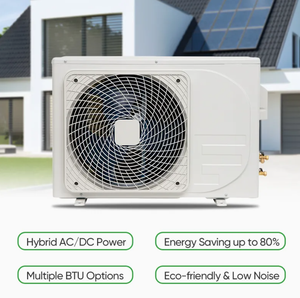ราคาแข่งขัน OEM/ODM เครื่องปรับอากาศไฮบริดแบบแยกส่วน ขายดี 18000BTU 2HP 1.5 ตัน ใช้พลังงานแสงอาทิตย์ ประหยัดพลังงาน สำหรับบ้าน AC/DC-12K - Product Image 1