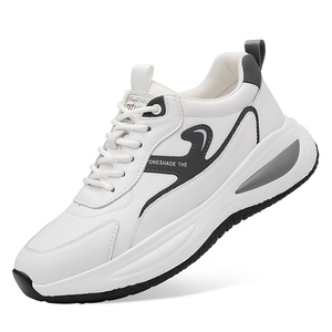 Zapatos Deportivos Casuales de Hombre, Elegantes, para Todas las Temporadas, con Parte Superior de Cuero Vacuno y Suela de Goma, Estilo Moderno para Caminar - Product Image 1
