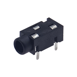 Conector Hembra PJ-320 de 3.5mm, Montaje Horizontal de 3 Pines a Través de Orificio, Resistente a Altas Temperaturas - Product Image 2