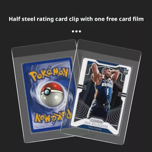 Clear PVC Trading <b>Card</b> Sleeve Semi Rigid <b>Card</b> Holder Scratch Resistant UV Protection for Sports Game Photo <b>Cards</b> - Product Image 5