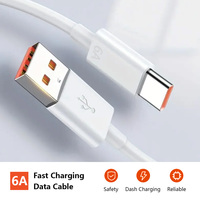 Câble de données USB vers Type C pour téléphone portable, marque Zhixin, charge super rapide 6A, 1M, 1.5M, 2M, OD 3.8, conducteur en cuivre pur, isolation en feuille TPE