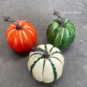 Simulation Vegetable Ornaments Props Halloween Artificial Lifelike Foam Mini Pumpkins for Thanksgiving Valentine's Decorations - Product Image 2