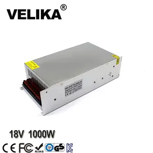 OEM ODM Switching Power Supply 18V 55.6A 1000W Transformers 110V 220V AC TO DC SMPS