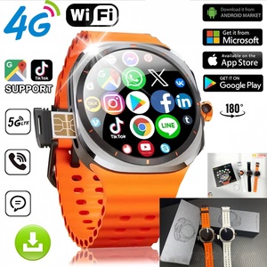 Nuevo Reloj Inteligente <span class=keywords><strong>Android</strong></span> 4G con ChatGPT y DeepSeek, Pantalla AMOLED, 3+32GB, Cámara Giratoria, Tarjeta SIM, Bluetooth, GPS, NFC - Product Image 1