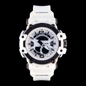 Montre-bracelet pour homme EXPCNI avec logo personnalisé, montre de sport de luxe en résine étanche avec miroir, résistante à l'eau, marque OEM - Product Image 2