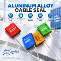Scellé de sécurité en alliage d'aluminium résistant à la corrosion ST-CS-HJ1 pour camions, remorques et cages d'entrepôt