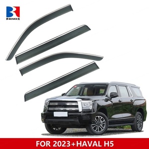 Déflecteurs de vitres chromés pour HAVAL H5 2023 – Pare-soleil extérieur et protection latérale contre la pluie pour portières de voiture - Product Image 2