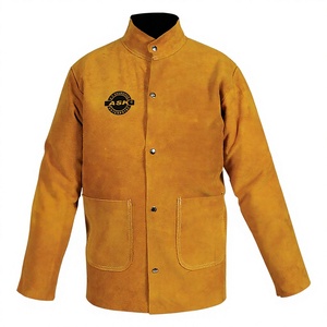 Veste <span class=keywords><strong>de</strong></span> soudeur robuste résistant à la <span class=keywords><strong>chaleur</strong></span> ignifuge résistant au feu veste <span class=keywords><strong>de</strong></span> sécurité durable Fr vêtements - Product Image 1