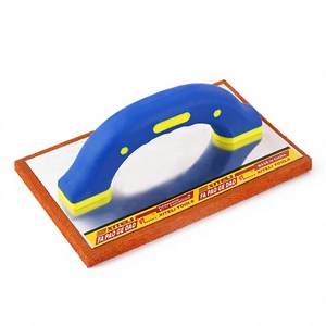 Vente directe usine : Spatule à mousse de caoutchouc, couteau à mortier à lame rectangulaire, manche TPR, outil de maçonnerie, <span class=keywords><strong>grattoir</strong></span> à flotteur. OEM/ODM disponible. - Product Image 1