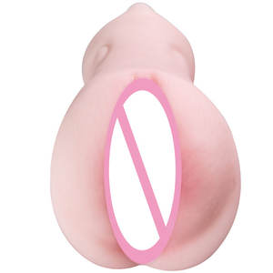 Netphi Masturbator dewasa 2-in-1 bertekstur realistis Vagina mulut & Anus ketat bahan TPE seperti hidup untuk penggunaan Pria - Product Image 4