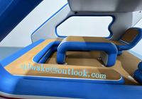 Bateau gonflable personnalisable avec PVC Drop Stitch, bateau de fête flottant à gonflage rapide
