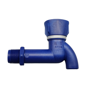 Universal <b>Wall</b> Install Blue Color Sanitary Toilet ABS Bibcocks Bathroom Plastic Basin Faucet Water Taps - Product Image 6