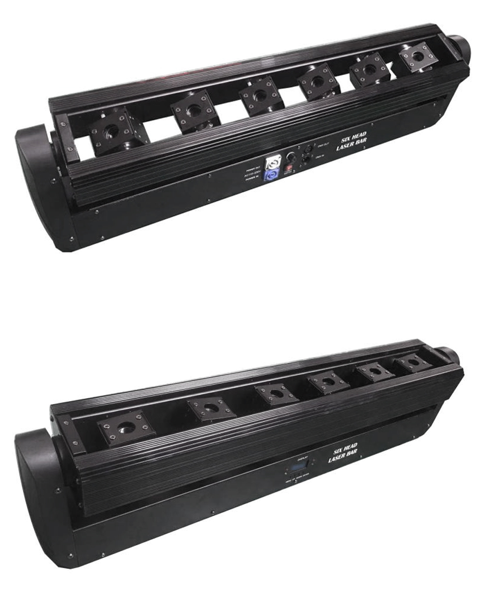 6アイズ ムービングヘッド レーザーライトショー プロジェクター RGB