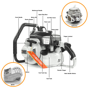 Cabezal de Motosierra a Gasolina NEOTEC F070w, 105cc, 2 Tiempos, 4.8KW, 6.4HP, Compatible con Barras de 36/42 Pulgadas, Motosierras a Gasolina F070w 070 090 NS8105 F - Product Image 6