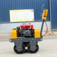 Mini Rouleau Compresseur Vibratoire Manuel Poussé Monocylindre/Bicylindre à Vendre