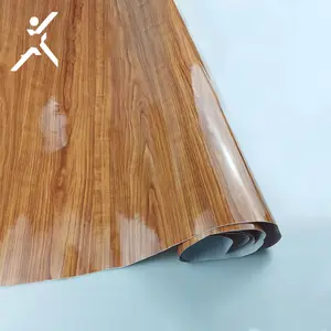 Strong glue house decorative film car interior PVC waterproof pattern Printed eggplant wood grain living room 3D wood Grain