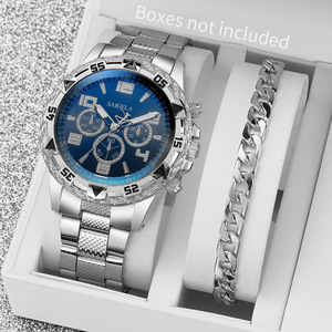 <b>Cross</b>-border Hot-selling Watch Jewelry Set Non-fully Automatic Mechanical Watch Men's Business Fashion Trendy Alloy Stainless - Product Image 6