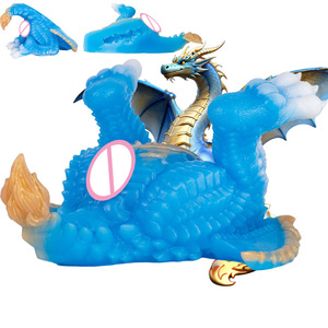 GEEBA Fantasy Dragon Male Masturbator Blue Monster Pocket Pussy Silicone Onahole Furry Beast Male Sex Toys USA <span class=keywords><strong>EUR</strong></span> Best Selling - Product Image 1