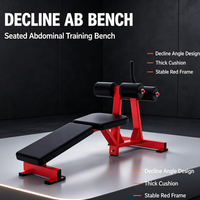 Peralatan Fitness Bodybuilding Berkualitas Tinggi Ekspor Langsung Pabrik, Bench Decline Komersial & Rumah Tangga dengan Garansi