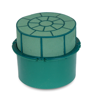 Cylinder Holder Flower Arrangement 8.8cm(D) X 9.2cm(H) <b>Plastic</b> Round Shape Easy to Decorate Indoor/<b>Outdoor</b> Use - Product Image 3