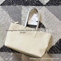 Sac fourre-tout de luxe pour femme, motif crocodile français, grande capacité, fermeture éclair, sac à bandoulière, sac boulette