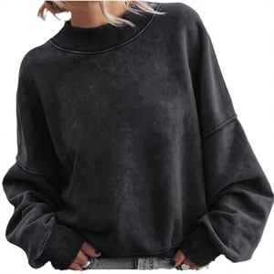 Sweat-shirts à capuche doublés pour femme grande taille, style streetwear, printemps automne, pull oversize tendance coréenne - Product Image 2