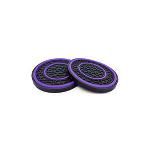 Tapis universel pour porte-gobelets de voiture, tapis antidérapant en PVC et silicone pour console centrale, anti-poussière - Product Image 4