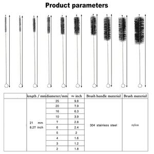 Kit de nettoyage multifonctionnel pour la cuisine, ensemble de brosses de nettoyage pour machine à café, accessoires pour les cafés - Product Image 5