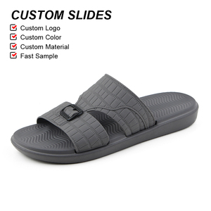 <span class=keywords><strong>Ciabatte</strong></span> da Spiaggia OLICOM con Logo Personalizzato, Ordine all'Ingrosso, Tomaia in PVC, Supporto per l'Arco Plantare, Suola Spessa, Punta Aperta, in EVA, per Uomo - Product Image 1