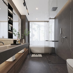 Orangefurn, solución integral de diseño de interiores para el hogar, renderizado 3D profesional, personalización personalizada para toda la casa para dormitorio de madera - Product Image 3