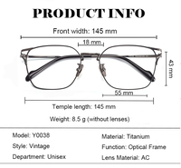 Y0038 titane léger solide motif lunettes de lecture classique diamant visage forme lunettes pour hommes femmes usine directe