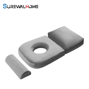 Oreiller de grossesse personnalisé SUREWALHOME, coussin de soutien complet pour le corps avec trou pour le ventre, oreiller de grossesse en mousse à mémoire de forme en gel - Product Image 1
