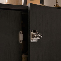 Loquet de porte DOOROOM H59 en laiton massif robuste à ressort pour tiroir et placard 45x45mm