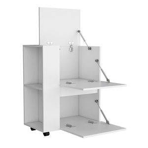 Carrito de almacenamiento para sala de estar blanco DB Carrito de Bar Belleville - Product Image 6