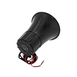 Sirena elettronica industriale 12V/24V DC | Allarme programmabile 120dB + custodia ABS resistente ai raggi UV per fabbriche e aree pericolose - Product Image 3