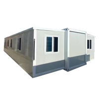 Maisons conteneurs 3 pièces 40 pieds, prêtes à vivre, modulaires pliables, préfabriquées X 20 40 pieds