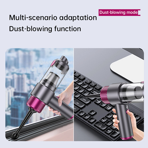 Aspirateur de voiture portable DRC ABS 6500PA, recharge USB, 5 buses, capacité 0,5-1L, souffleur d'air 2-en-1, gris, garantie 1 an - Product Image 3