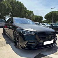Kit carrosserie pour Mercedes Benz Classe S W223 2021+ S400 S450 – Amélioration style B : Pare-chocs avant, diffuseur arrière, jupes latérales – Accessoires automobiles
