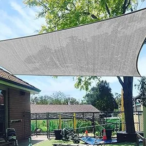 HDPE Knitted Outdoor Sun Shading Nets Flat Wire Mesh Mono Tape Sunblock Cloth Customer Commercial Shade Sails