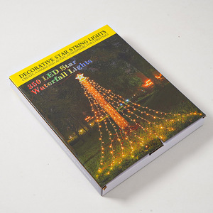 Đèn Dây Ngôi Sao Ngoài Trời Trang Trí Giáng Sinh Đèn LED 349 8 Chế Độ Với Ngôi Sao Trên Đỉnh Đèn Cây Giáng Sinh Cho Sân Nhà - Product Image 6