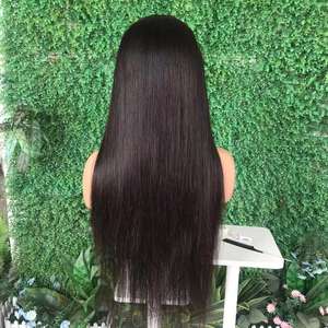 Perruque lace Frontal Wig transparente hd 13x6, cheveux 100% humains de haute qualité, pre-plucked HD, <span class=keywords><strong>Film</strong></span> mince, perruque Lace Frontal wig - Product Image 2