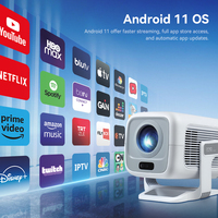 Proyector de Video Hotack Novedad X3 Portátil Mini Smart Android TV de Alta Definición para Cine en Casa 4K para Uso en Exteriores