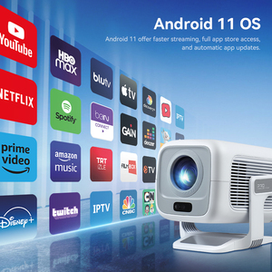 Hotack New Arrival X3 Xách Tay <span class=keywords><strong>Mini</strong></span> Thông Minh Android TV Chiếu HD Rạp Hát Tại Nhà Video Chiếu 4K Cho Sử Dụng Ngoài Trời - Product Image 3