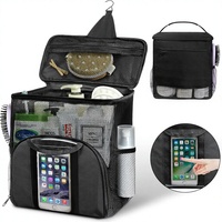 Sac de Douche Portable en Maille Ouverte Tendance, Grande Capacité, Séchage Rapide, à Suspendre pour Dortoir Universitaire, Salle de Bain, Camping