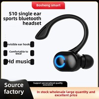 Écouteurs intra-auriculaires sportifs S10 Mini, vente chaude transfrontalière avec affichage LED de la batterie et puce JL pour Bluetooth Mini Business pour le sport X8