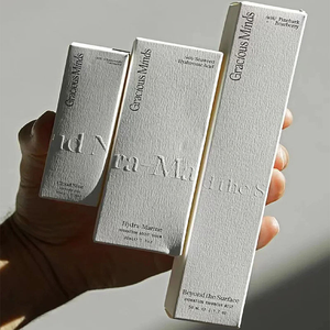 Scatola di imballaggio artigianale speciale in rilievo con motivo a caldo scatola regalo in cartone pieghevole scatola di imballaggio profumo creativo - Product Image 5