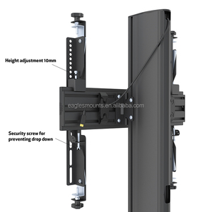 Soporte LCD móvil de alta resistencia, 2x2, con altura ajustable - Product Image 5